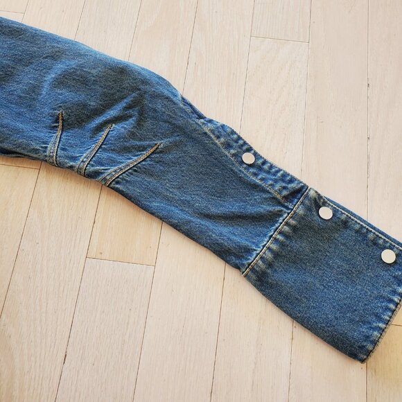 HELMUT LANG ! Denim Bustier Shirt ( US/4) - Picture 9 of 13